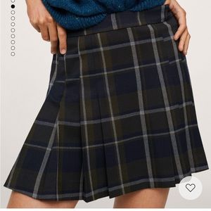 Mango check miniskirt Size XS
